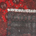 290 x 80cm Hand Knotted Red Afghan Bokhara Runner Rug - Image 8