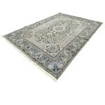 400 x 300cm Persian Large Size Kerman Design Machine Made Green Rug - Image 3