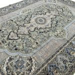 400 x 300cm Persian Large Size Kerman Design Machine Made Green Rug - Image 5