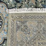 400 x 300cm Persian Large Size Kerman Design Machine Made Green Rug - Image 8