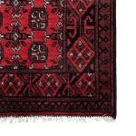290 x 81cm Hand Knotted Afghan Akche Wool Runner Rug - Image 3