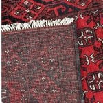 290 x 81cm Hand Knotted Afghan Akche Wool Runner Rug - Image 8