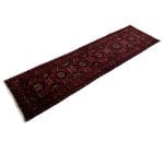 282 x 79cm Handwoven Afghan Khal Mohammadi Runner Rug - Image 2