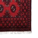 284 x 76cm Hand Knotted Afghan Akche Wool Runner Rug - Image 3