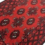 284 x 76cm Hand Knotted Afghan Akche Wool Runner Rug - Image 5