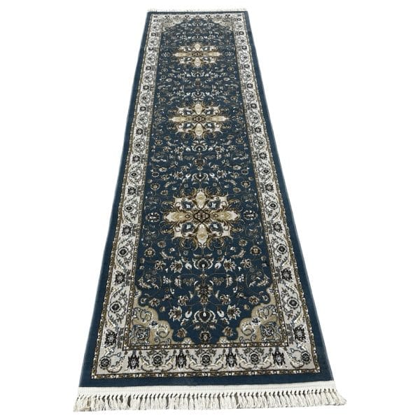300 x 80cm Traditional Floral Mashad Design  Machine-Made Runner