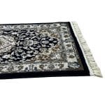 300 x 80cm Medallion Pattern Mashad Design Navy Runner Rug - Image 7