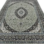 400 x 300cm  Persian Large Size Kashan Design Machine Made Green Rug - Image 2