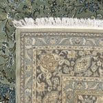 400 x 300cm Persian Tabriz Shah Abbasi Machine Made Olive Green Rug - Image 9