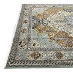 400 x 300cm Persian Tabriz Medallion Design Machine Made Beige\Cream Rug - Image 5