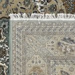 400 x 300cm Persian Tabriz Medallion Design Machine Made Beige\Cream Rug - Image 9
