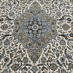 400 x 300cm Persian Large Size Kashan Design Machine Made Cream Rug - Image 4