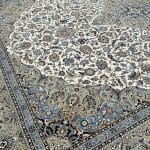 400 x 300cm Persian Large Size Kashan Design Machine Made Cream Rug - Image 8