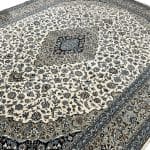 400 x 300cm Persian Large Size Tabriz Oval Medallion Design Machine Made Rug - Image 5