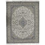 400 x 300cm Persian Large Size Kashan Design Machine Made Cream Rug