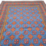 240cm x 170cm Hand Woven Color Afghan Akche Wool Rug - Image 2