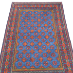 240cm x 170cm Hand Woven Color Afghan Akche Wool Rug - Image 3