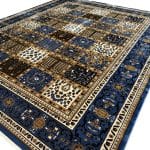 400 x 300cm Blue Beige Bakhtiari Design Machine-Made Rug - Image 5