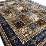 400 x 300cm Blue Beige Bakhtiari Design Machine-Made Rug - Image 6