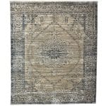 400 x 300cm Distressed Medallion Design Machine-Made Rug