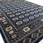 400 x 300cm Blue Bokhara Design Machine-Made Rug - Image 5