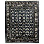 400 x 300cm Blue Bokhara Design Machine-Made Rug