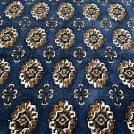 300 x 200cm Turkish Bokhara Design Rug – Blue & Beige - Image 4