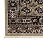 300 x 200cm Turkish Bokhara Design Rug – Beige & Brown - Image 2