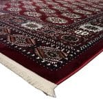 300 x 200cm Turkish Bokhara Design Rug – Red & Beige - Image 6