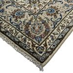296 x 197cm Hand Knotted Persian Ivory Kashan Wool Rug - Image 7