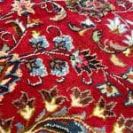 330 x 295cm Hand Knotted Red Persian Mashad Square Wool Rug - Image 5