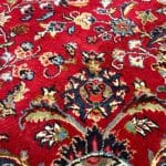 330 x 295cm Hand Knotted Red Persian Mashad Square Wool Rug - Image 6