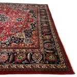 330 x 295cm Hand Knotted Red Persian Mashad Square Wool Rug - Image 7