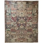 396 x 295cm Hand Knotted Persian Kashmar Perspolis Rug