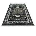 230 x 160cm Afghan Kazak Design Grey Machine Made Rug - Image 2