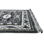 230 x 160cm Afghan Kazak Design Grey Machine Made Rug - Image 5
