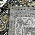 230 x 160cm Afghan Kazak Design Grey Machine Made Rug - Image 6