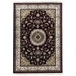 230 x 160cm Persian Kashan Floral Medallion ( Red Edition ) Machine Made Rug