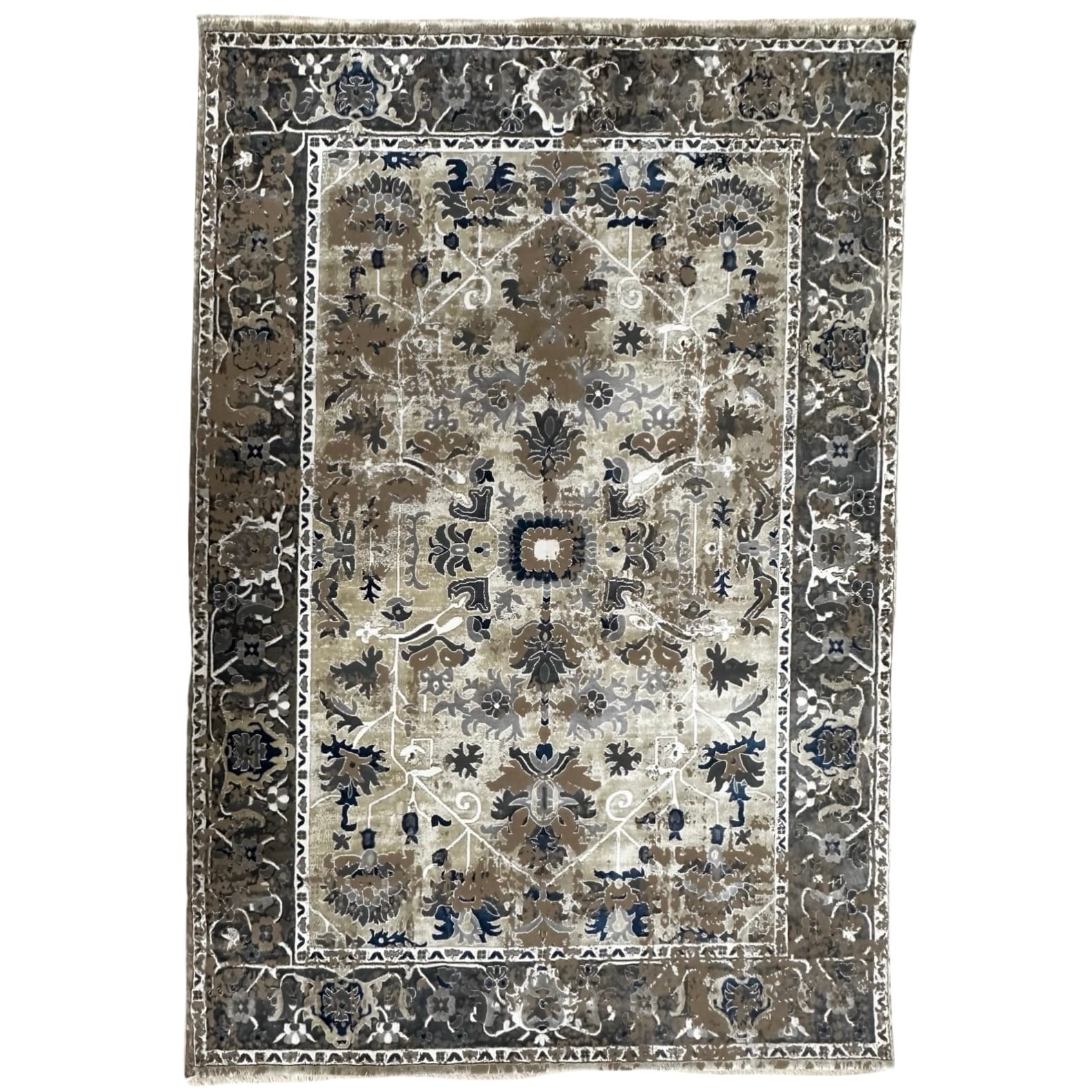 balf 230 x 160_9 230 x 160cm Turkish Vintage Style Beige Machine Made Rug - Image 1