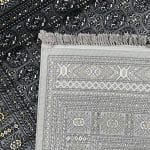 230 x 160cm Afghan Bokhara Design Grey Machine Made Rug - Image 8