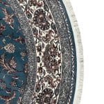 300 x 300cm Kashan All OVer Machine Made Blue Round Rug - Image 3