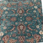 300 x 300cm Kashan All OVer Machine Made Blue Round Rug - Image 5