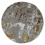 160 x 160 cm Modern Circular Rug – Turkish Fusion Design