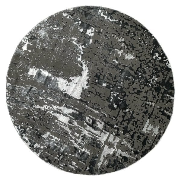 160 x 160cm Turkish Modern Style Machine Made Grey Rug
