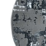 160 x 160 cm Modern Round Area Rug – Soft Turkish Motif - Image 4