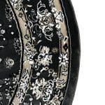 160 x 160cm Persian Mashad Floral Medallion Design Round Rug - Image 4