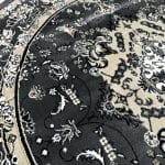 160 x 160cm Persian Mashad Floral Medallion Design Round Rug - Image 7