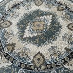 160 x 160 cm Persian Design Round Rug | Soft & Durable - Image 3