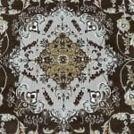 160 x 160 cm Persian Style Round Carpet – Elegant Design Machine Made - Image 3