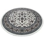 300 x 300cm Persian Nain All Over Design Machine Made Cream Round Rug - Image 2